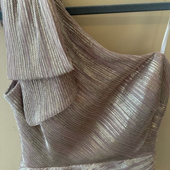 AQUA FORMAL Womens Pink Shoulder Bow Sleeveless Short Cocktail Body Con Dress 4 - Picture 7 of 8